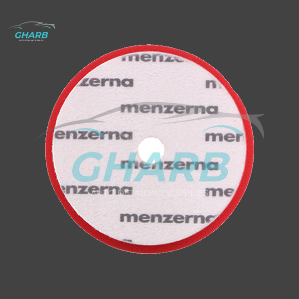 پد پولیش زبر قرمز 130 میلی متری منزرنا