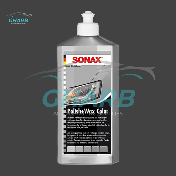پولیش و واکس طوسی 500 میلی لیتری سوناکس
