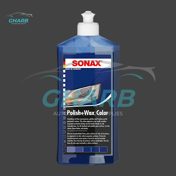 پولیش و واکس آبی 500 میلی لیتر سوناکس