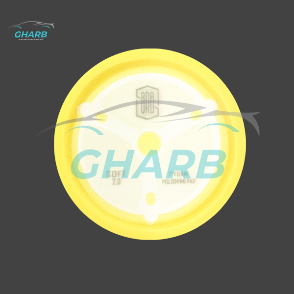 پد پولیش متوسط روتاری زرد 150 میلی متری سورین بو