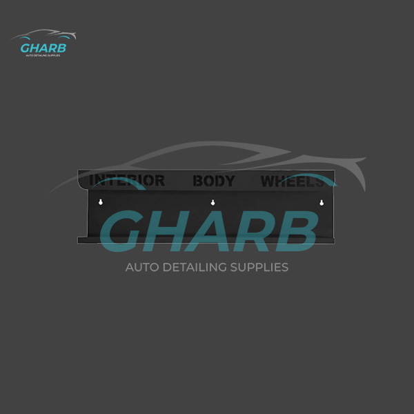  هولدر دیواری اسپری و قلم دیتیلینگ 100 سانتی متری مشکی مدل Detailing Brush & Bottle Holder 