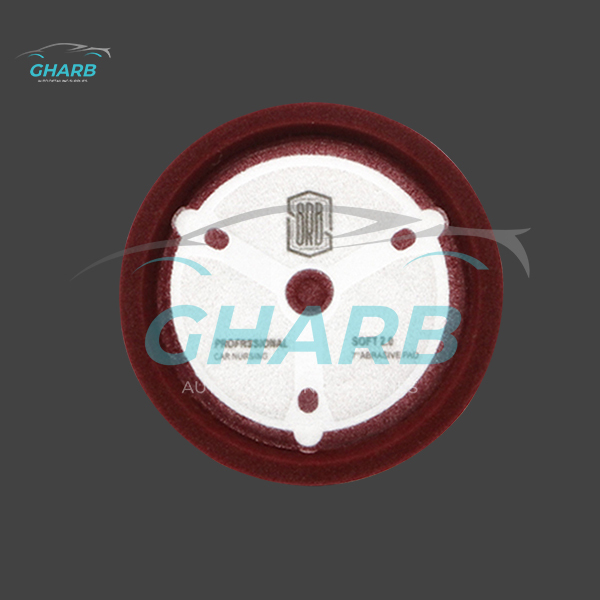 پد پولیش زبر روتاری زرشکی 150 میلی متری سورین بو